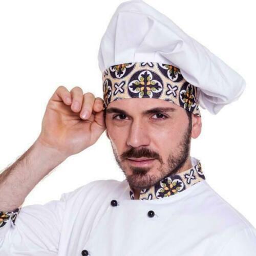 Cappello Cameriere Bar Gelateria Creperia Uomo Donna Tartan 412 Grigio/Nero 